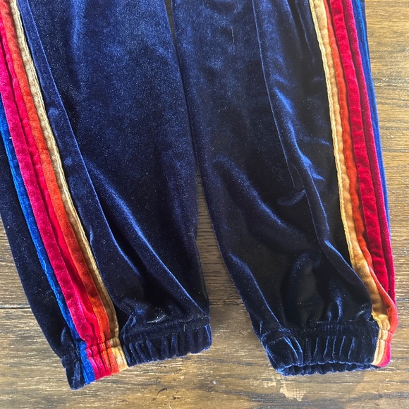 NWOT Blue Aviator Nation Velvet Joggers - Picture 3 of 7